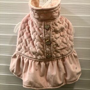 Chic Pink Quilted Dog Dress